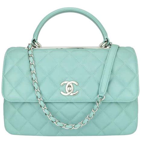 mint green chanel|Chanel handbags outlet.